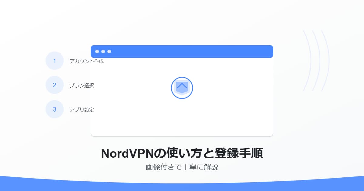 NordVPNの使い方と登録手順を画像付きで解説